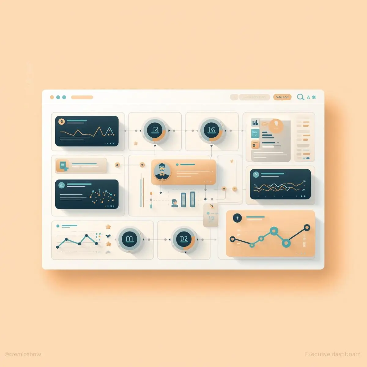 Dashboard executivo que orienta decisão semanal
